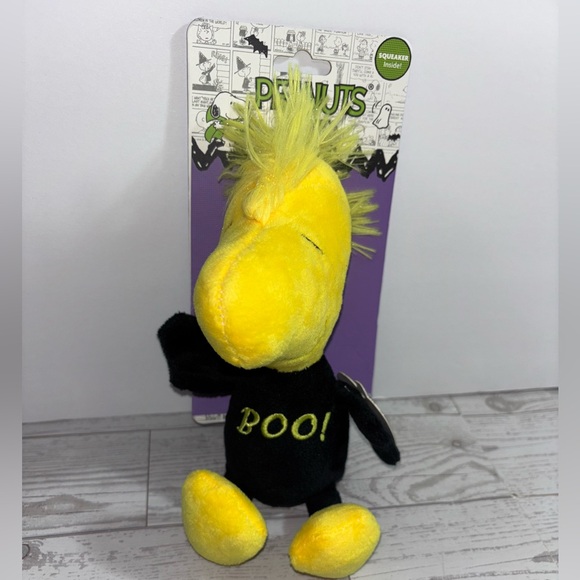 Peanuts Woodstock Halloween Collection Pet  Dog Toy Black Yellow 9” - Picture 5 of 12